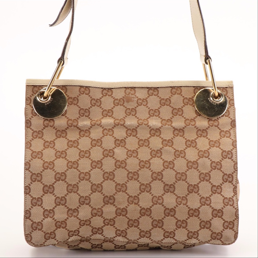 Gucci Eclipse Canvas Shoulder Bag - image 2